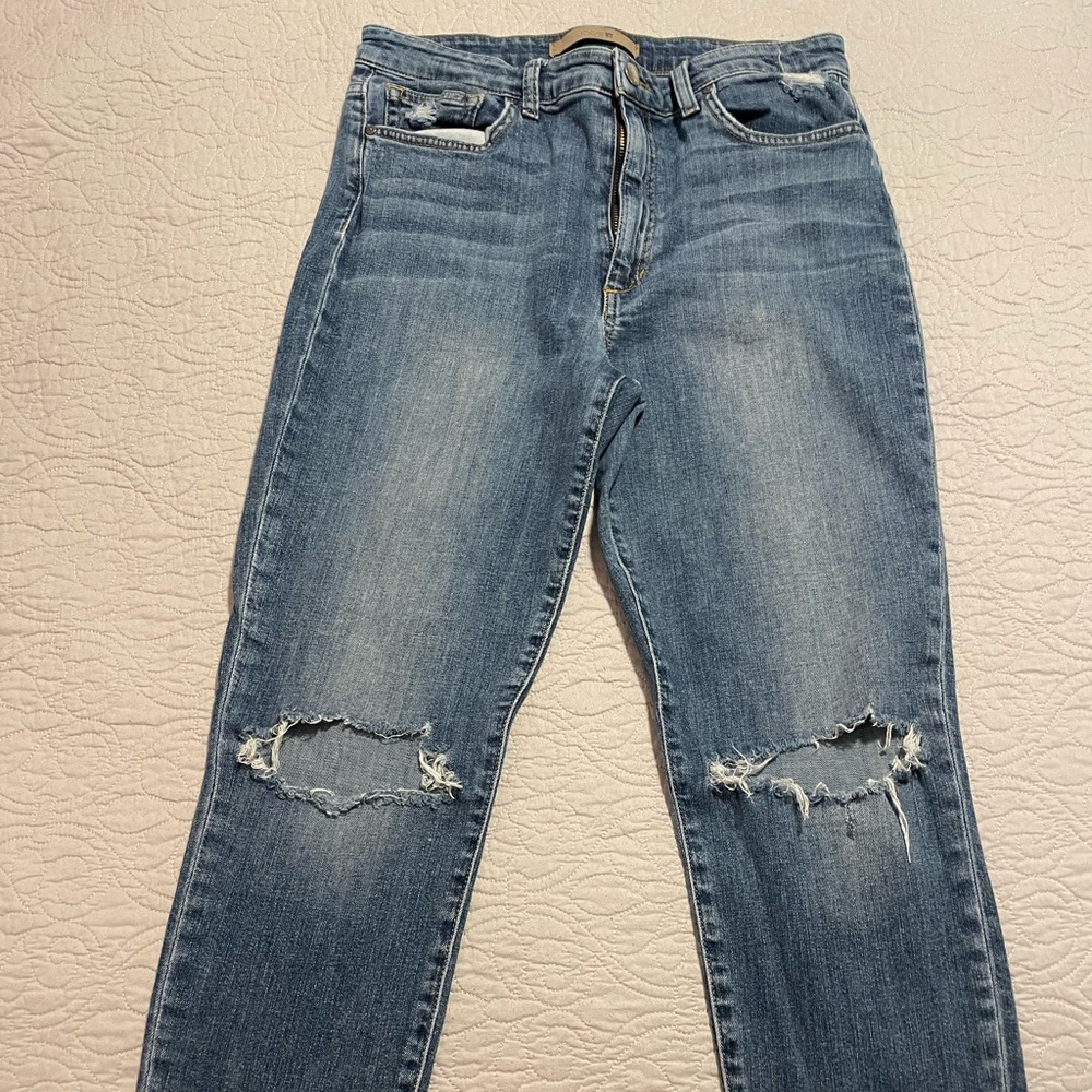 Joe’s skinny distressed jeans